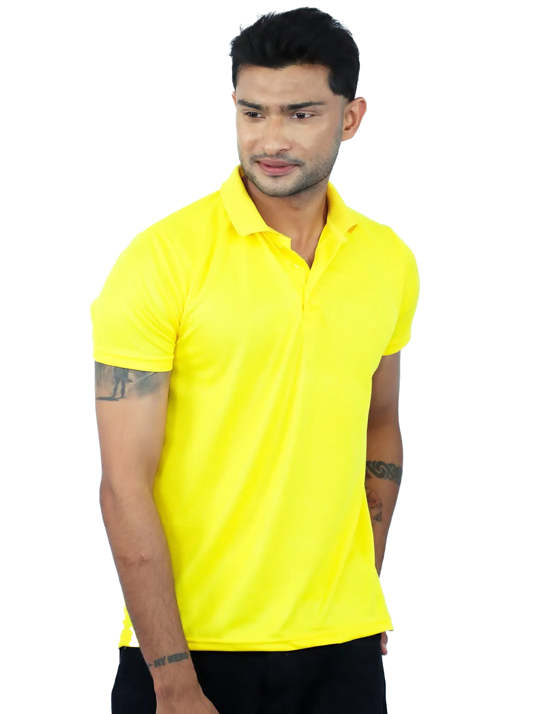 Lemon Yellow Selina Half Sleeve 150GSM Polo Tshirts