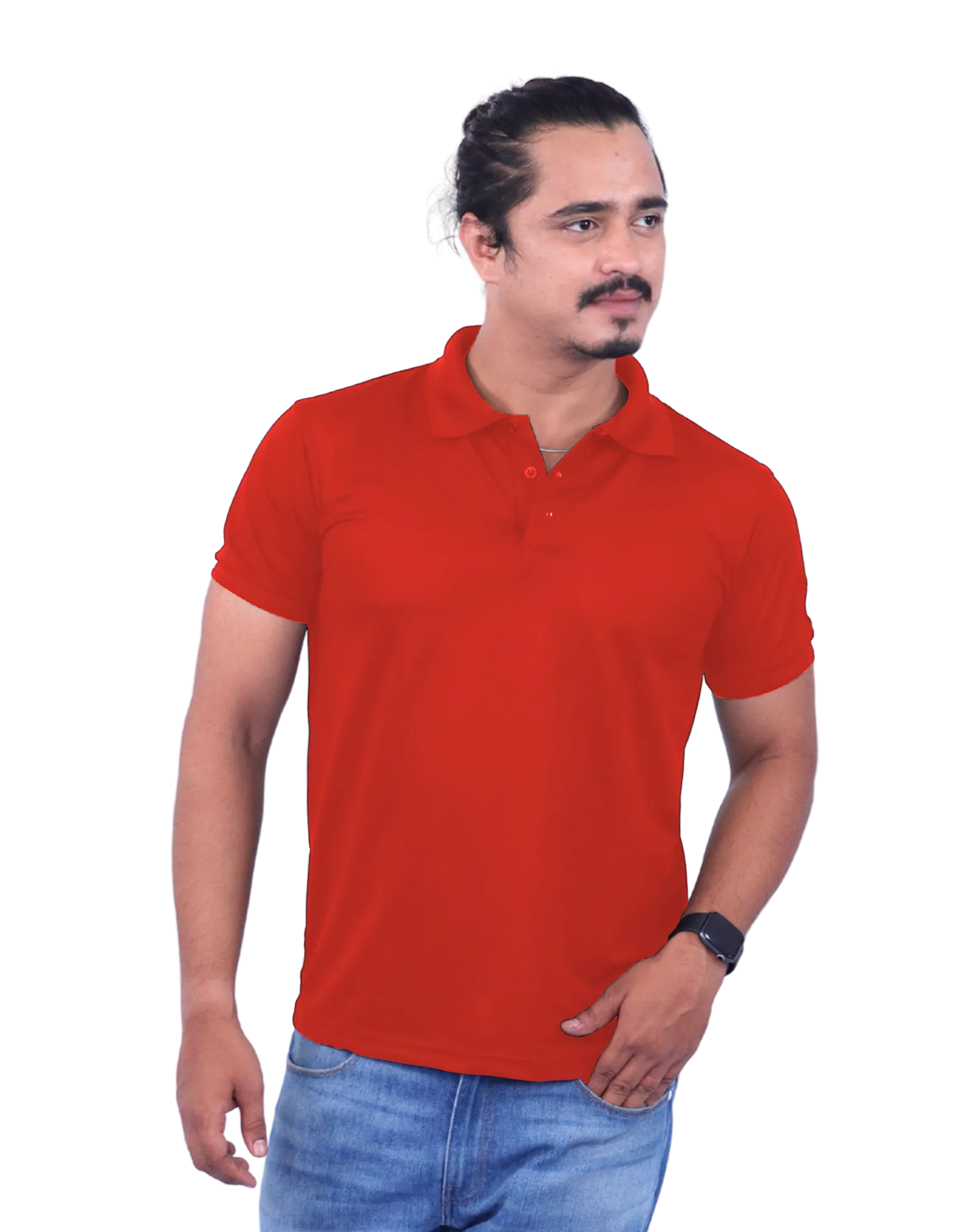 Red Dri Fit Mars Polo Half Sleeve 200GSM T-shirts